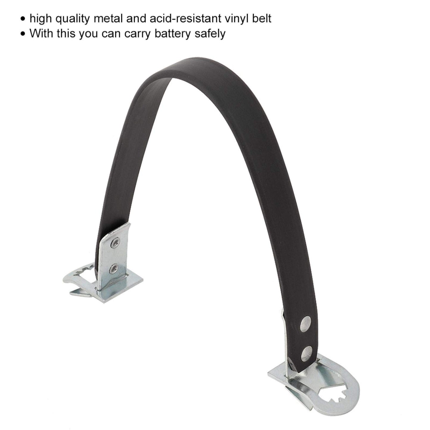 Car Auto Battery Carrier, Battery Strap, Lifter, Car Battery Bracket, Lifter Strap, Metal Heavy Duty Side Lift Strap Car Battery Carrier